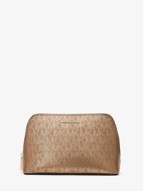 Jet Set Small Metallic Signature Logo Travel Kit